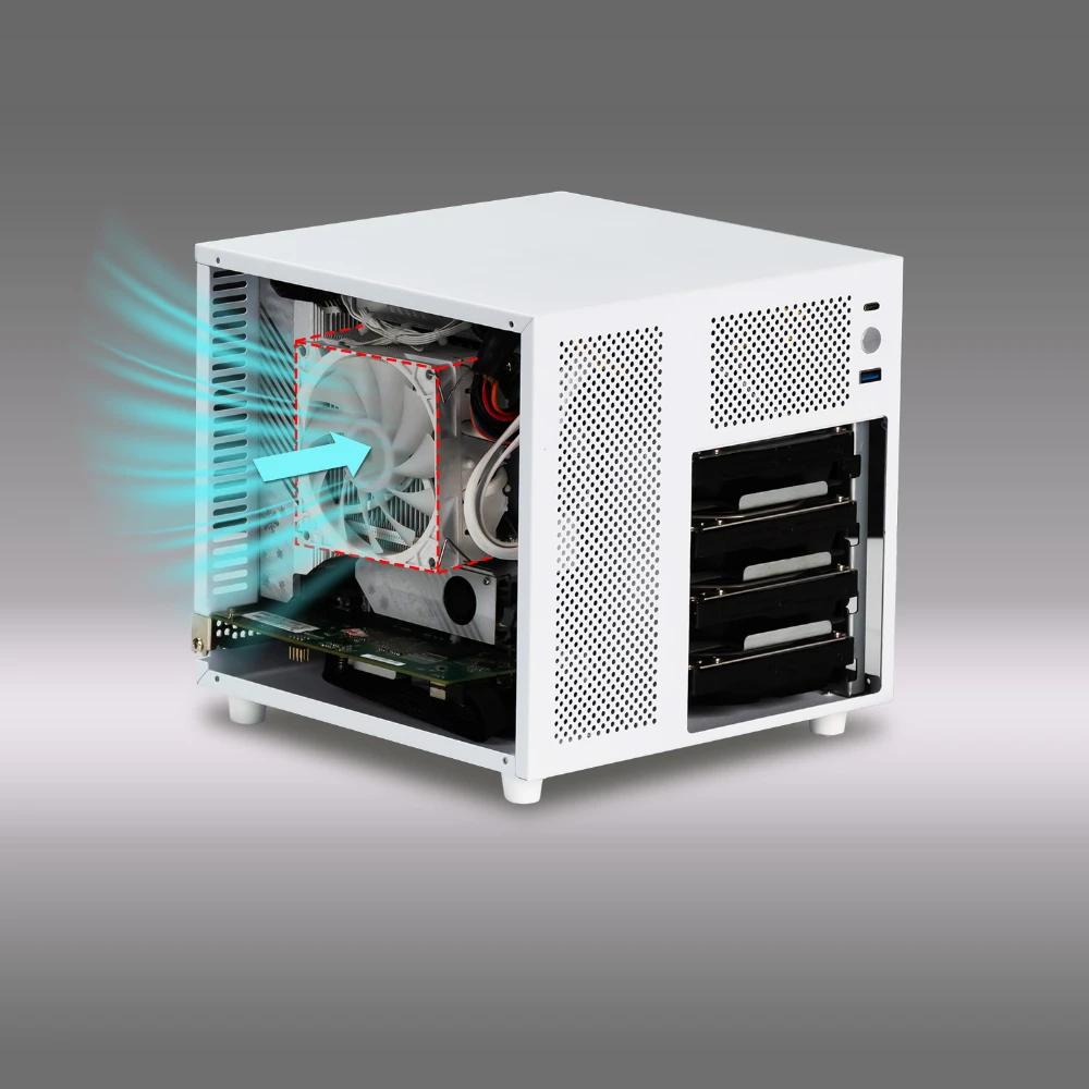 Retro Gaming Cabinet - Ursa Minor 4-bay NAS Chassis SFX