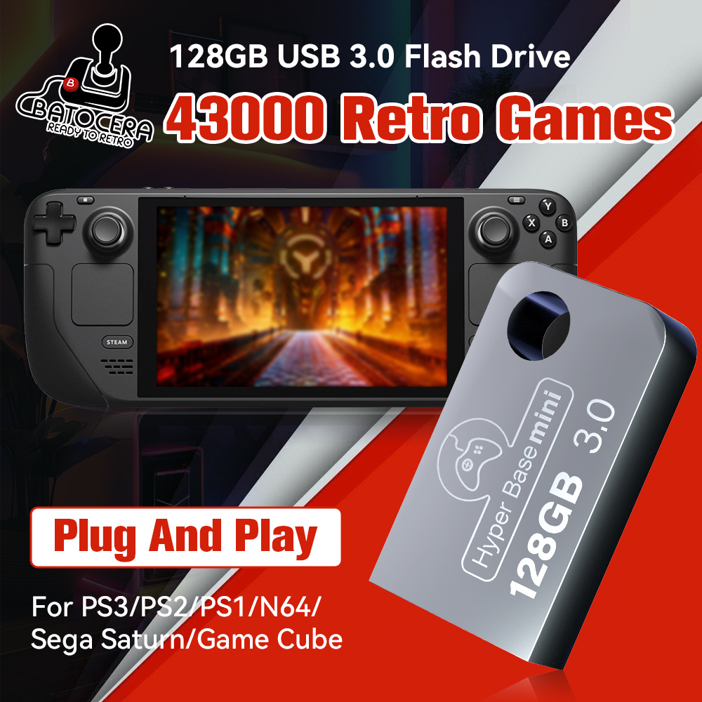 Retro Gaming Com - Batocera 128G Gaming Stick With 43000+