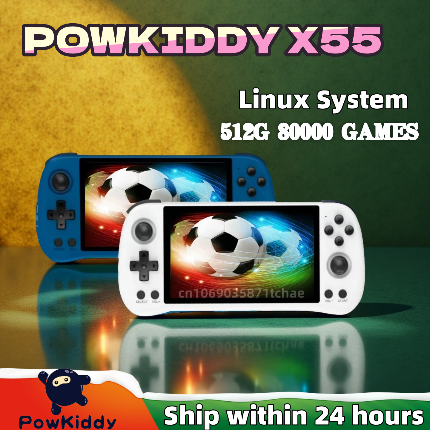 Retro Gaming Com - POWKIDDY X55 Handheld Game Console Retro