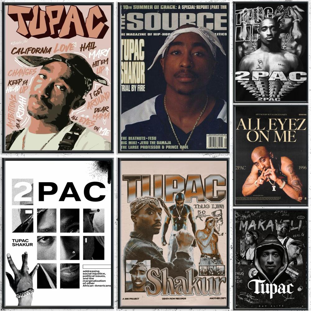 Retro Gaming Magazine - Rap Legend 2Pac Poster HD Waterproof