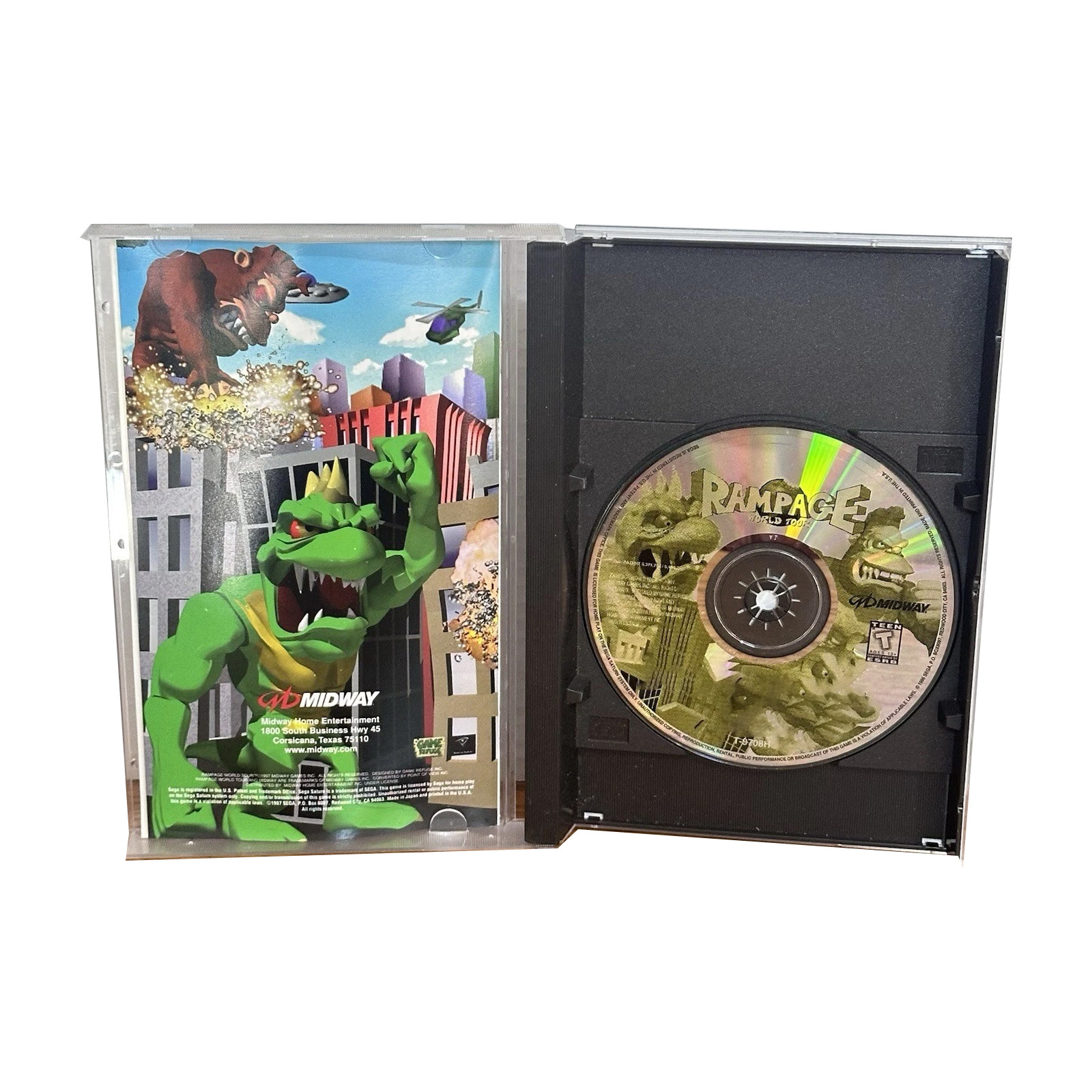 Retro Gaming Magazine - Saturn Copy Disc Game rampage world