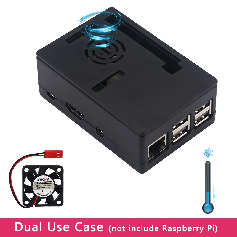 Retro Gaming Raspberry Pi 3 - Raspberry Pi 3B Plus Case Plastic