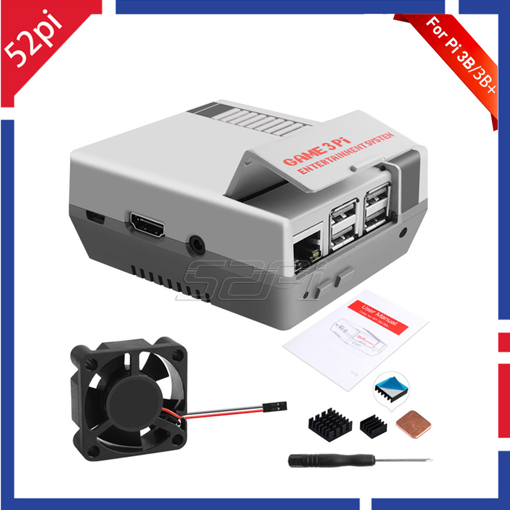 Retro Gaming Raspberry Pi 3 - 52Pi Game 3Pi Case Kit ABS