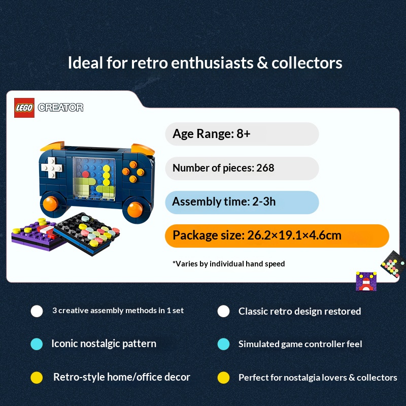 LEGO Creator 3in1 Building Blo - Retro Gaming Console Lego reseña y precio