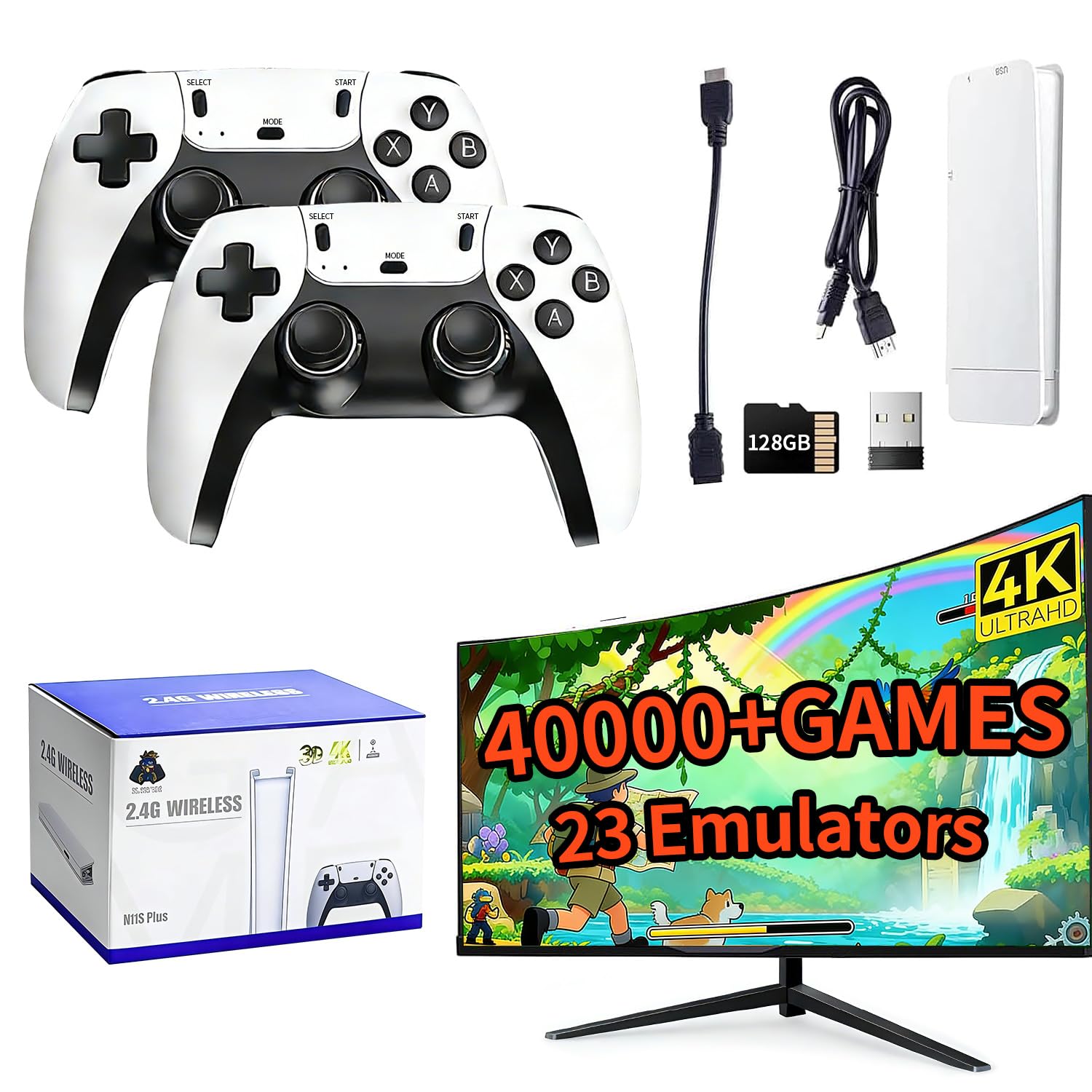 2026 Retro Gaming Console, 4K  - Retro Gaming Device reseña y precio
