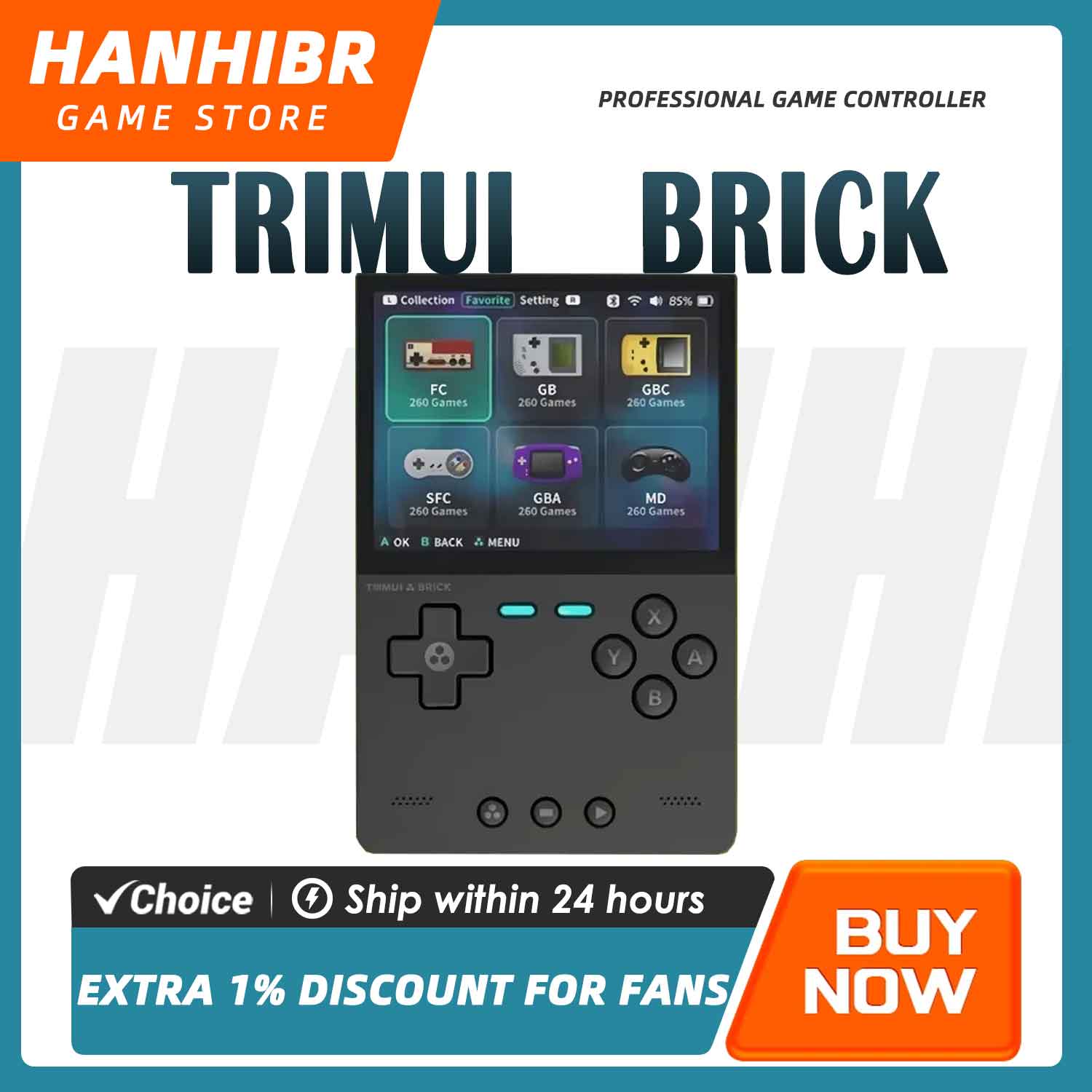 TRIMUI BRICK CNC Metal Retro H - Retro Gaming Device reseña y precio