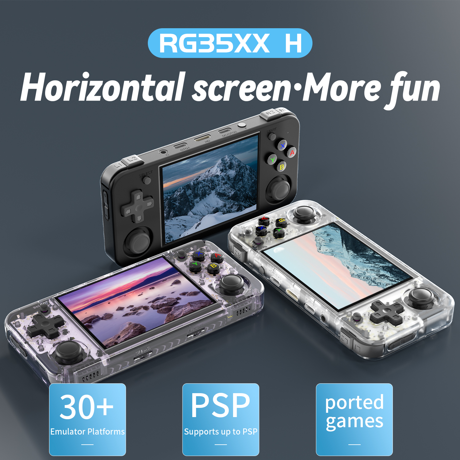 ANBERNIC RG35XX H Horizontal R - Retro Gaming Console Lego reseña y precio