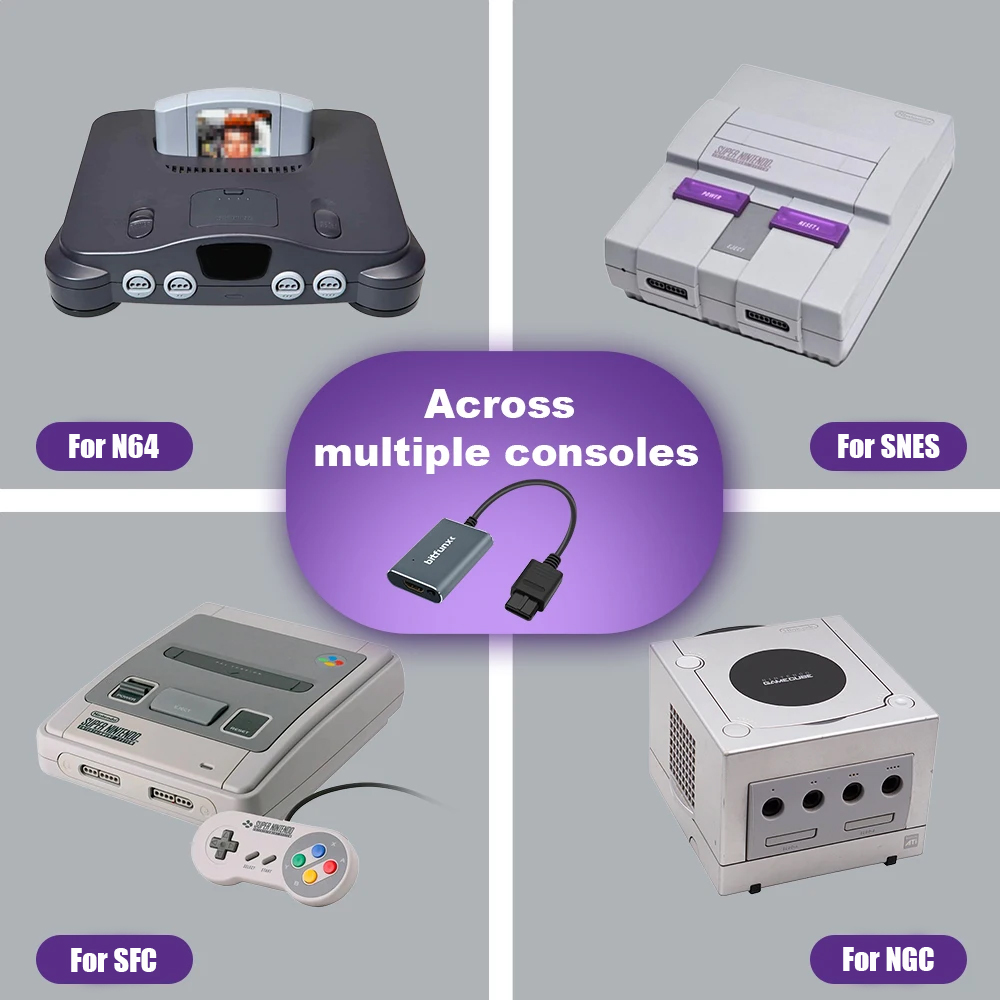 Bitfunx 720P Svideo / AV To HD - Retro Gaming Com reseña y precio