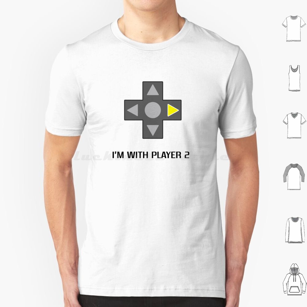 I'm With Player 2 T Shirt Big  - Retro Gaming Gamestop reseña y precio