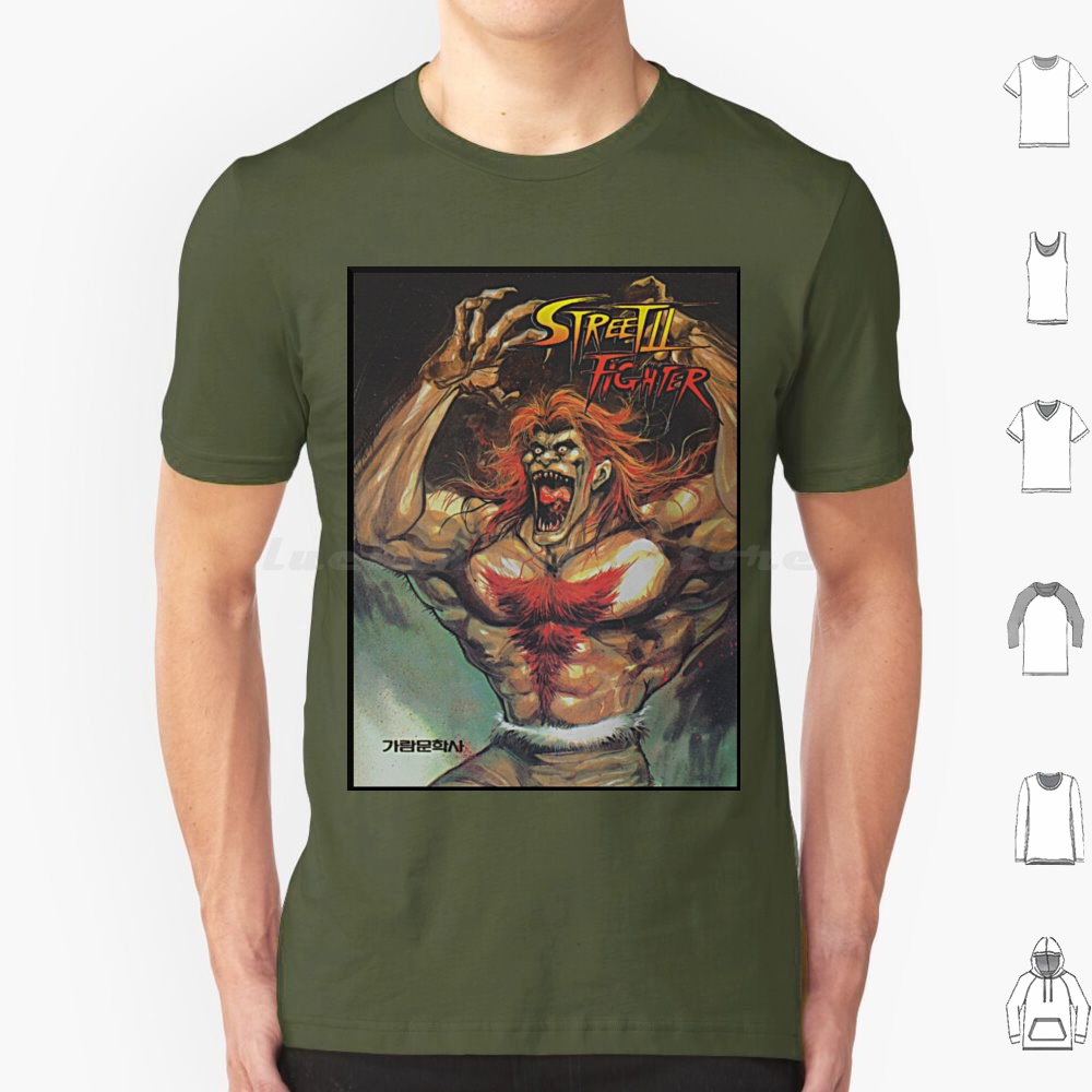 Blanka-Korean 2 Manga T Shirt  - Retro Gaming Gamestop reseña y precio