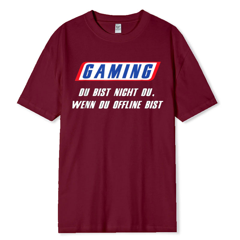 Funny German T Shirt Gaming Du - Retro Gaming Gift Ideas reseña y precio