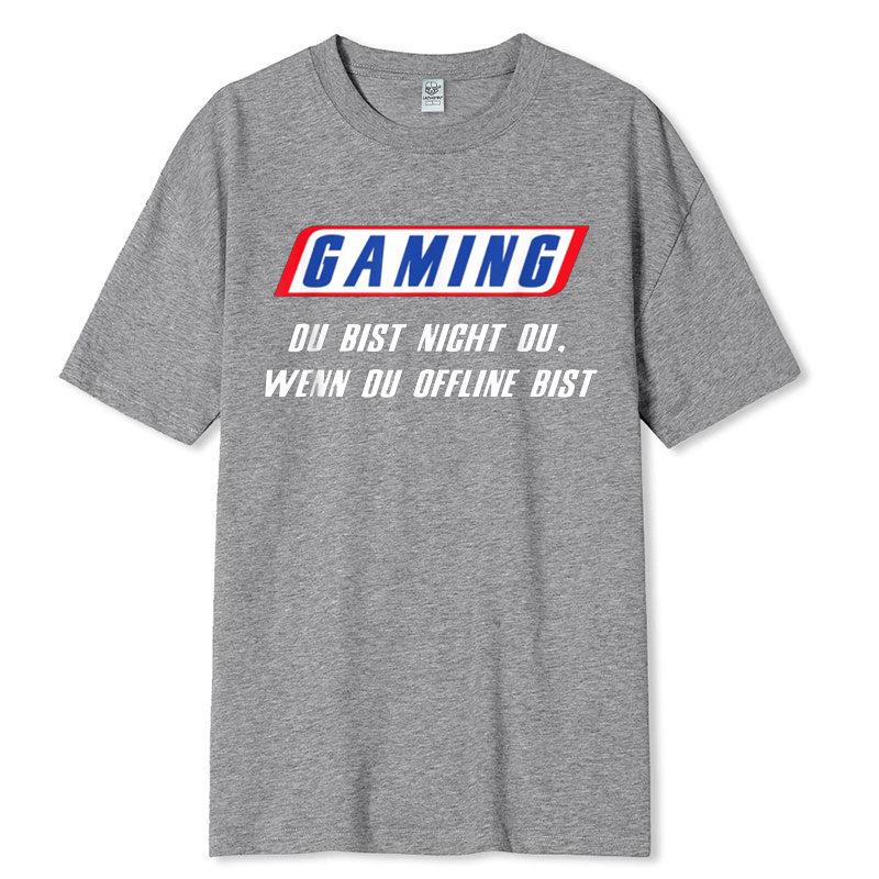 Funny German T Shirt Gaming Du - Retro Gaming Gift Ideas reseña y precio