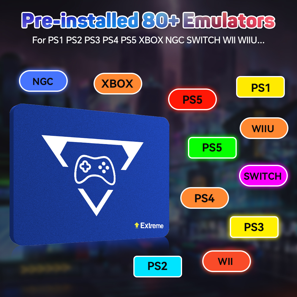2TB Gaming Emulation Hard Driv - Retro Gaming Com reseña y precio