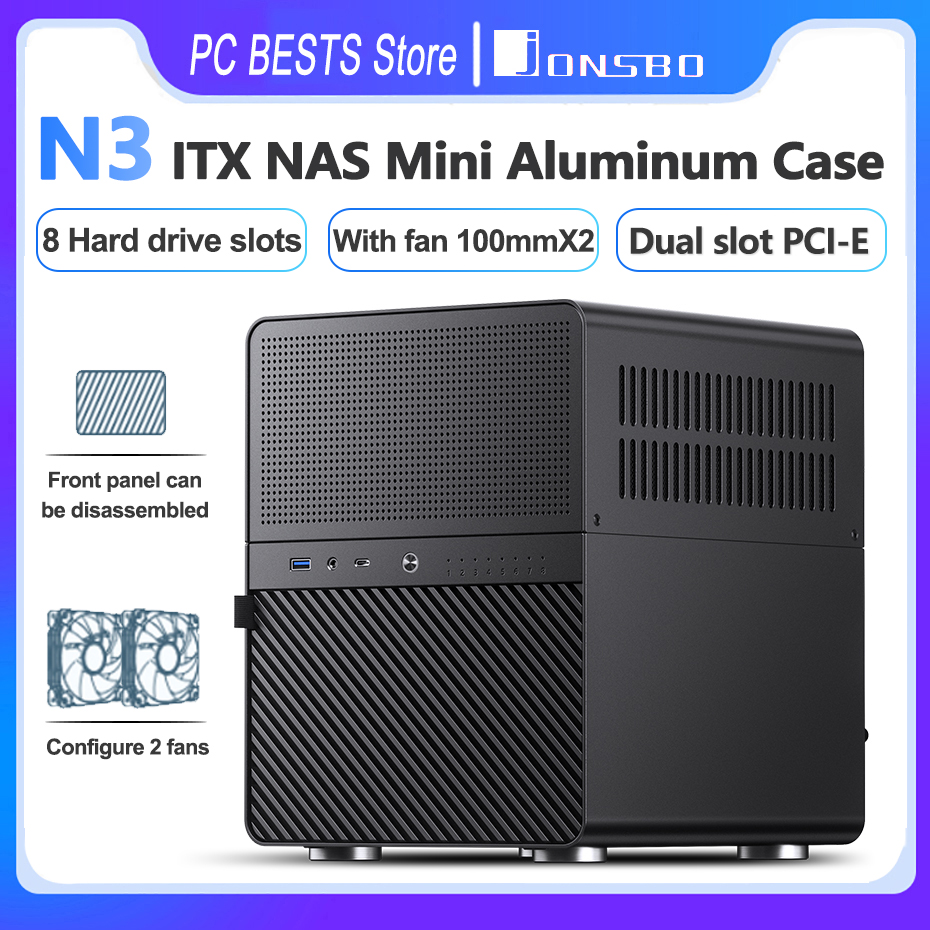 Jonsbo N3 NAS ITX Mini Case Al - Retro Gaming Cabinet reseña y precio