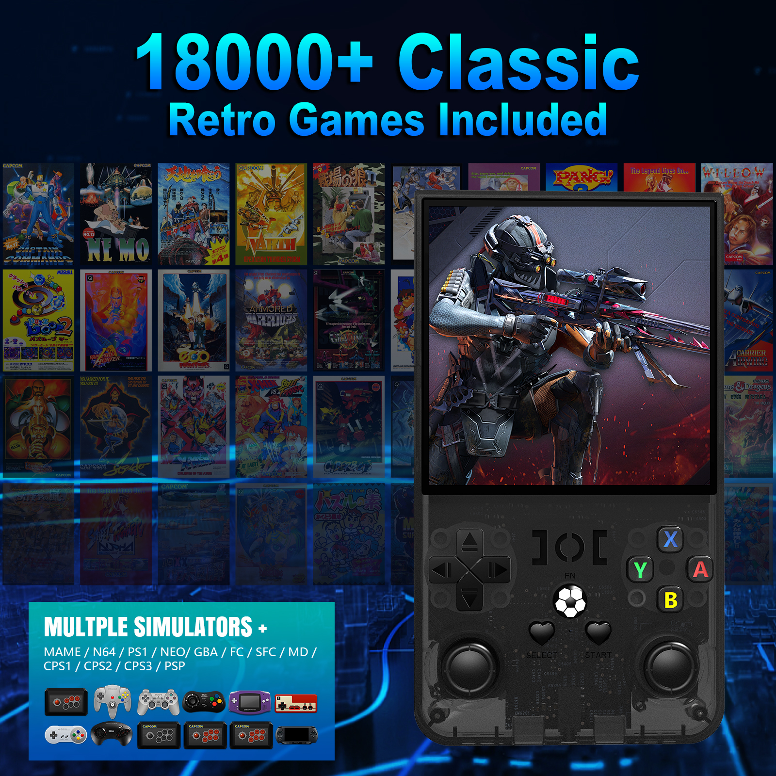 Open Source R36MAX Portable Vi - Retro Gaming Com reseña y precio