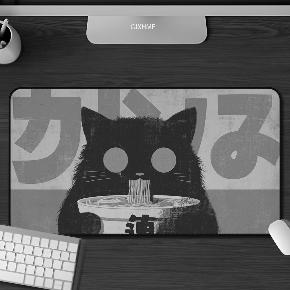 Kawaii Black Cat Ramen Mouse P - Retro Gaming Xl reseña y precio