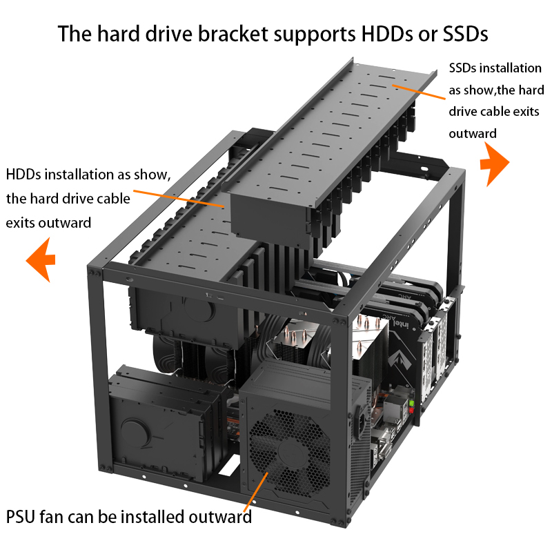 Stackable 28 HDD Open Air Fram - Retro Gaming Cabinet reseña y precio