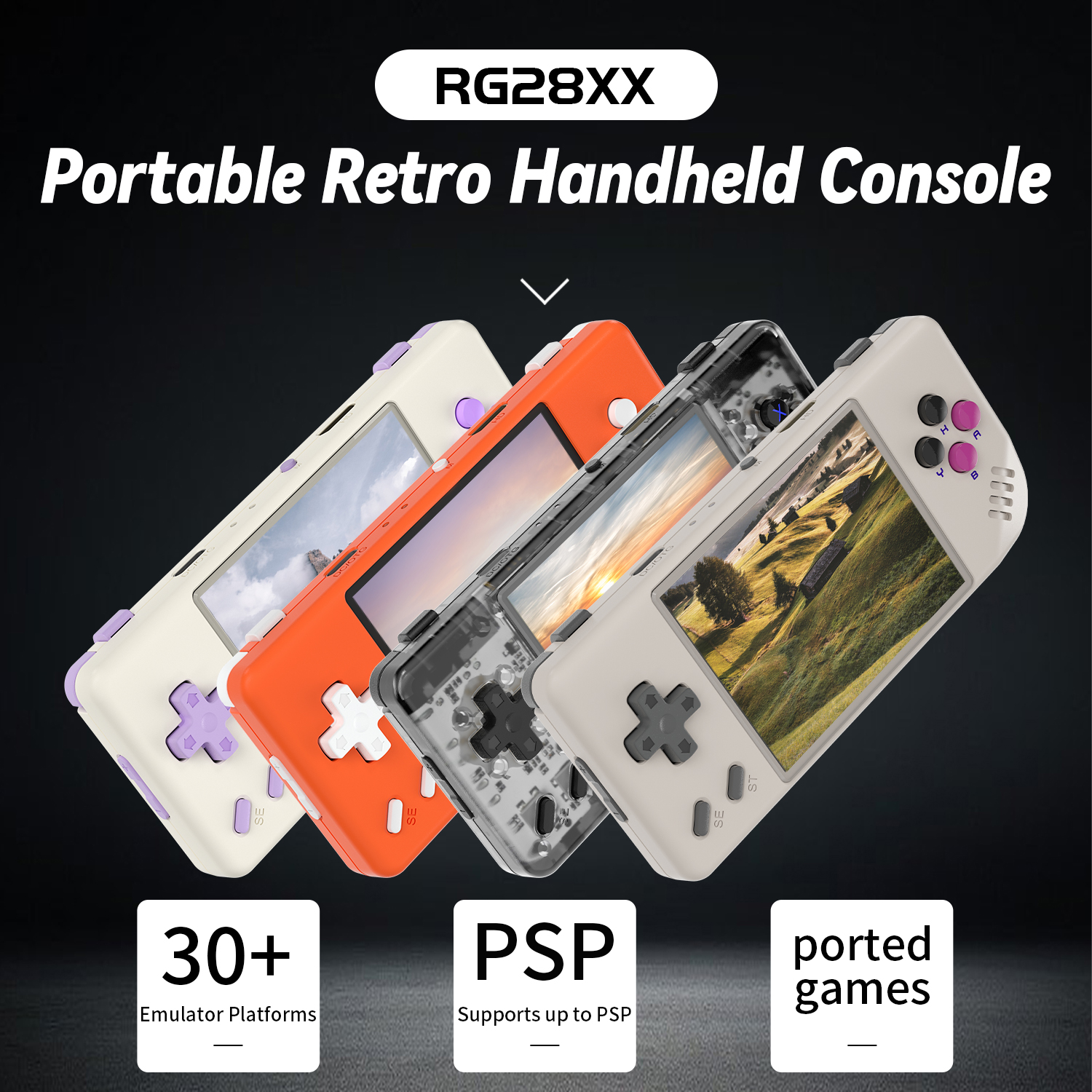 ANBERNIC RG28XX Retro Handheld - Retro Gaming Com reseña y precio