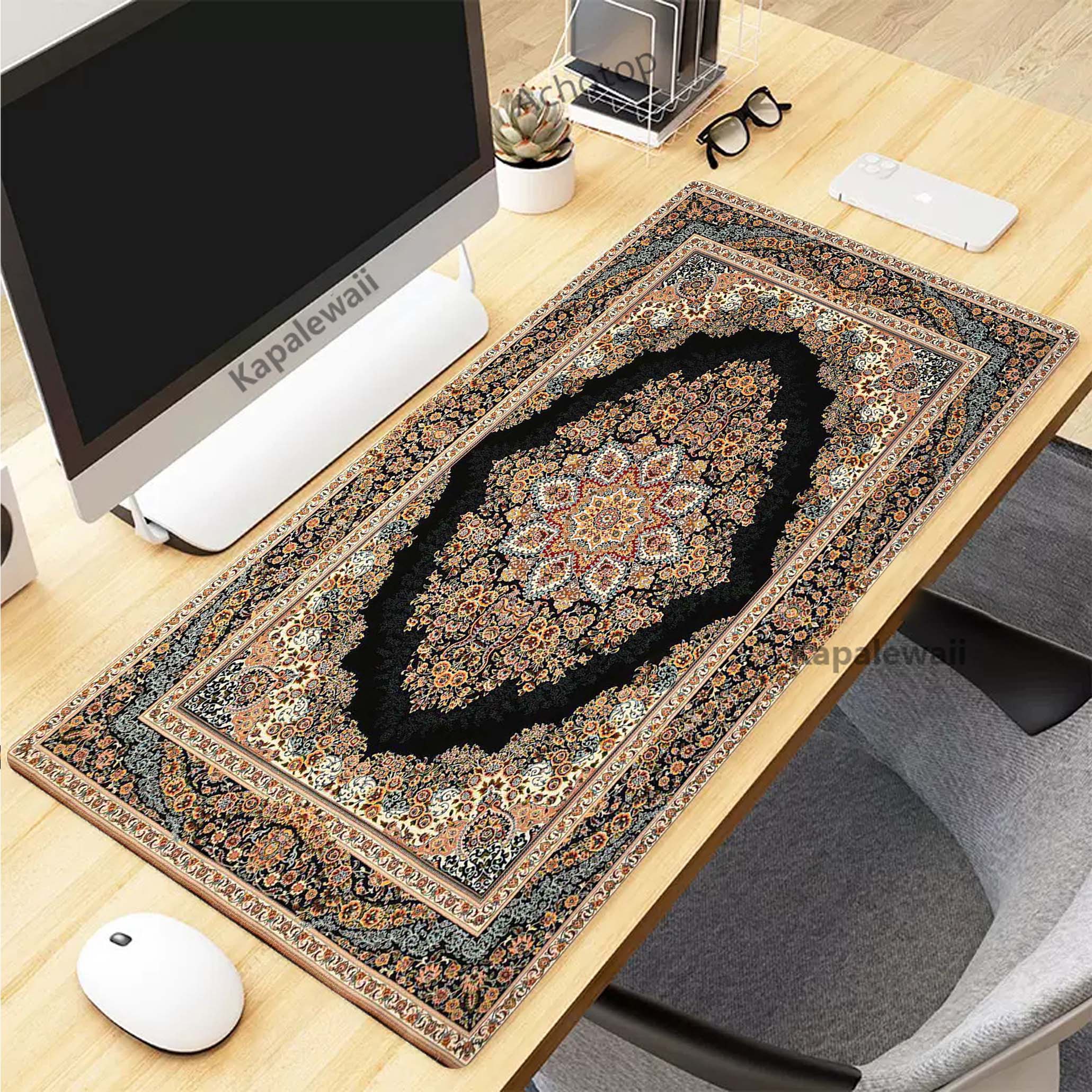 Retro Persian Carpet Mouse Pad - Retro Gaming Com reseña y precio