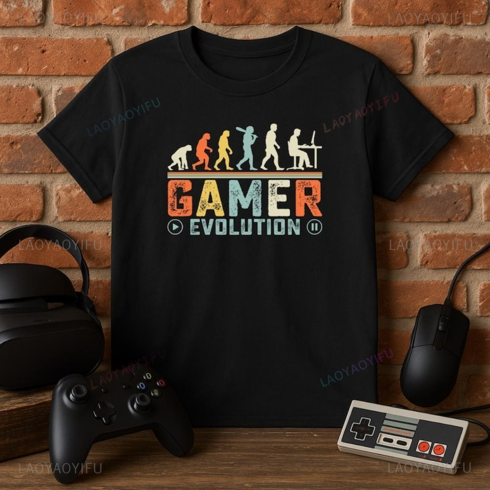 Gamer Evolution T-Shirt Retro  - Retro Gaming Gift Ideas reseña y precio