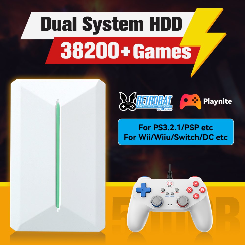 Retrobat＆Playnite System HDD R - Retro Gaming Device reseña y precio