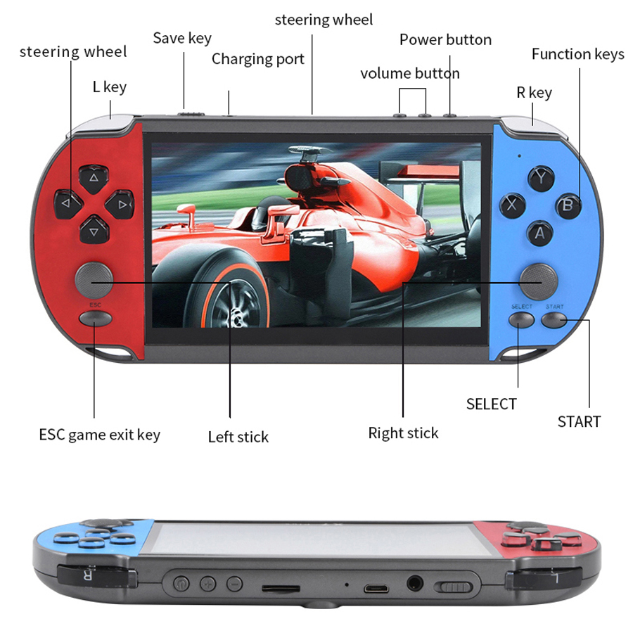 Portable Handheld Videogame TV - Retro Gaming Console Lego reseña y precio