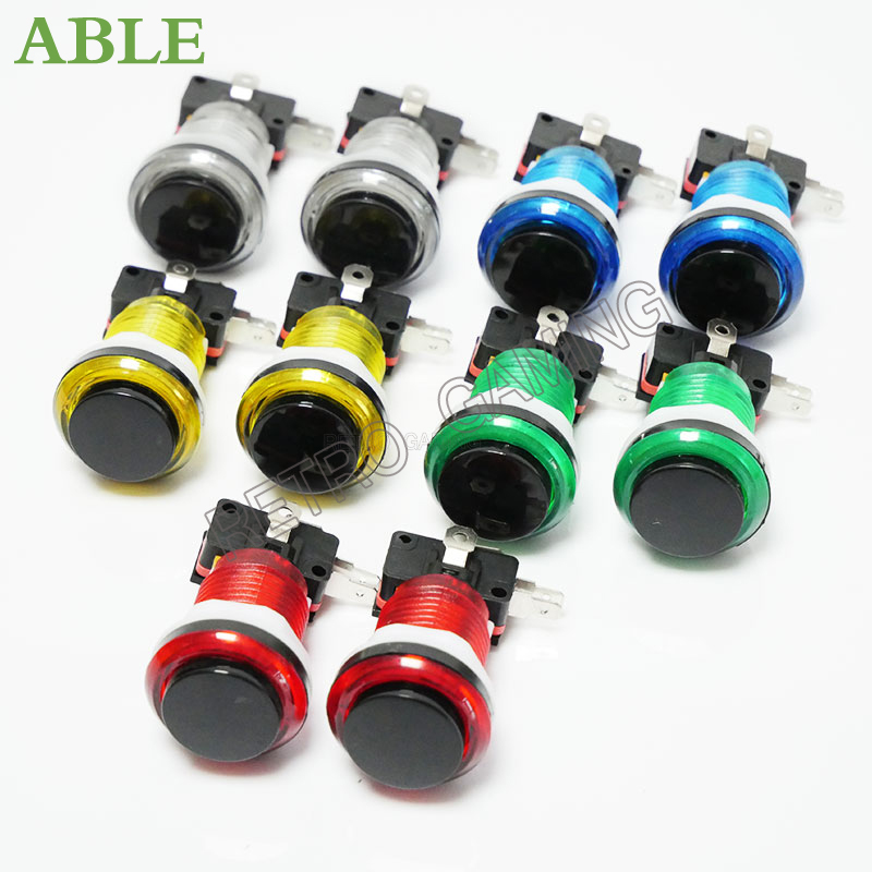 12pcs 6 Colors Arcade LED Push - Retro Gaming Store reseña y precio