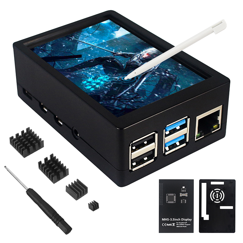 3.5 Inch Raspberry Pi Display  - Retro Gaming Raspberry Pi 3 reseña y precio
