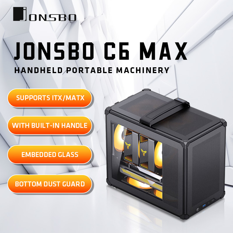 JONSBO C6 MAX Mesh Handle MATX - Retro Gaming Cabinet reseña y precio