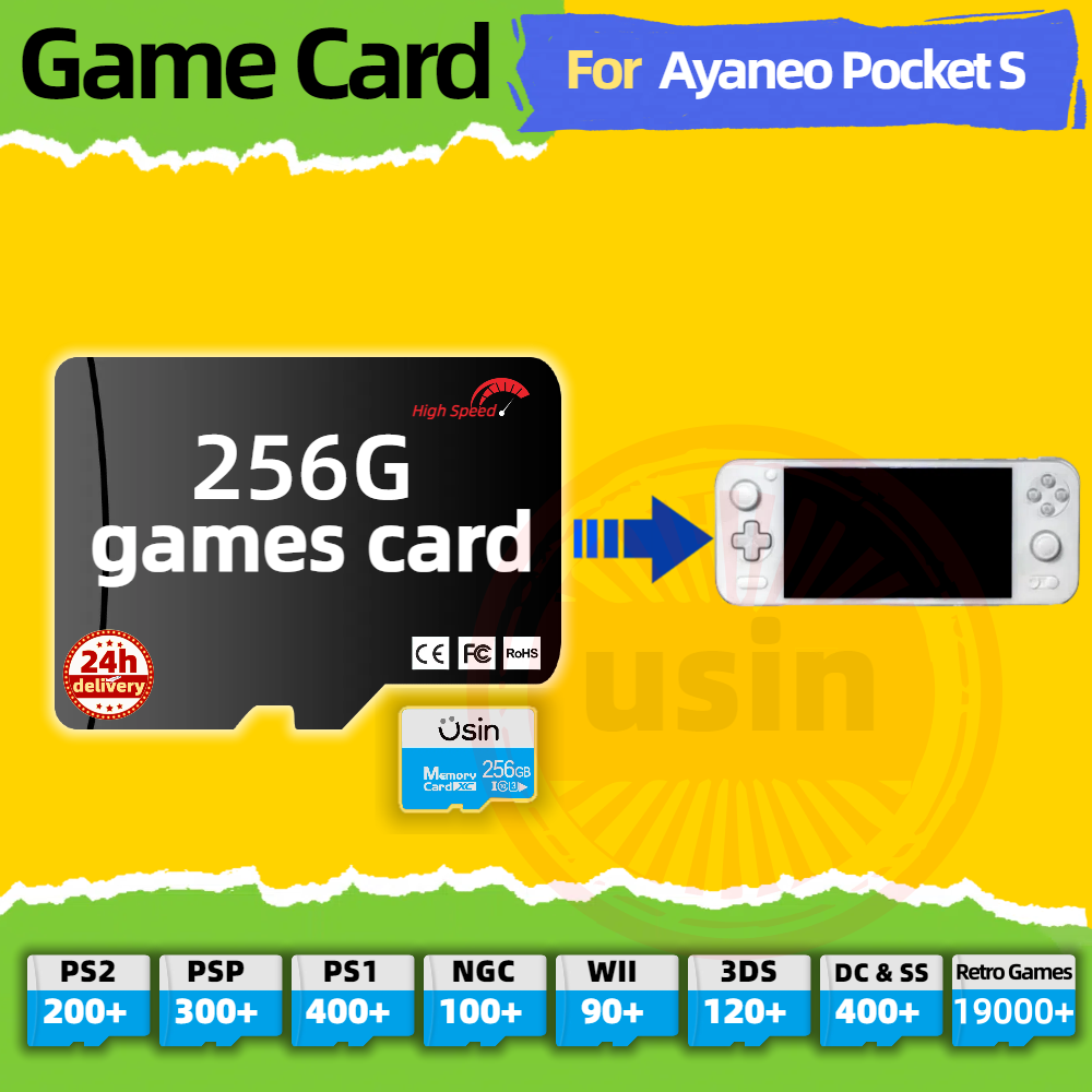 Game Card For Ayaneo Pocket S  - Gaming Retro Arcade reseña y precio