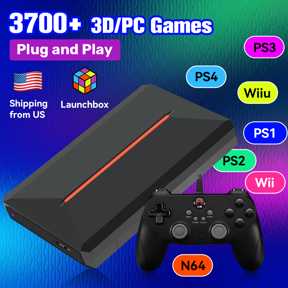 Launchbox OS 500GB Portable Ga - Retro Gaming Com reseña y precio