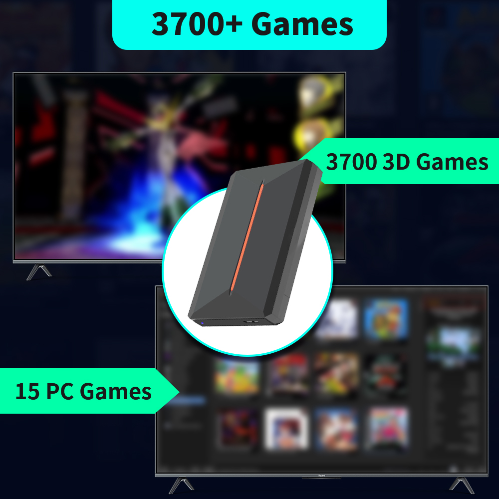 Launchbox OS 500GB Portable Ga - Retro Gaming Com reseña y precio