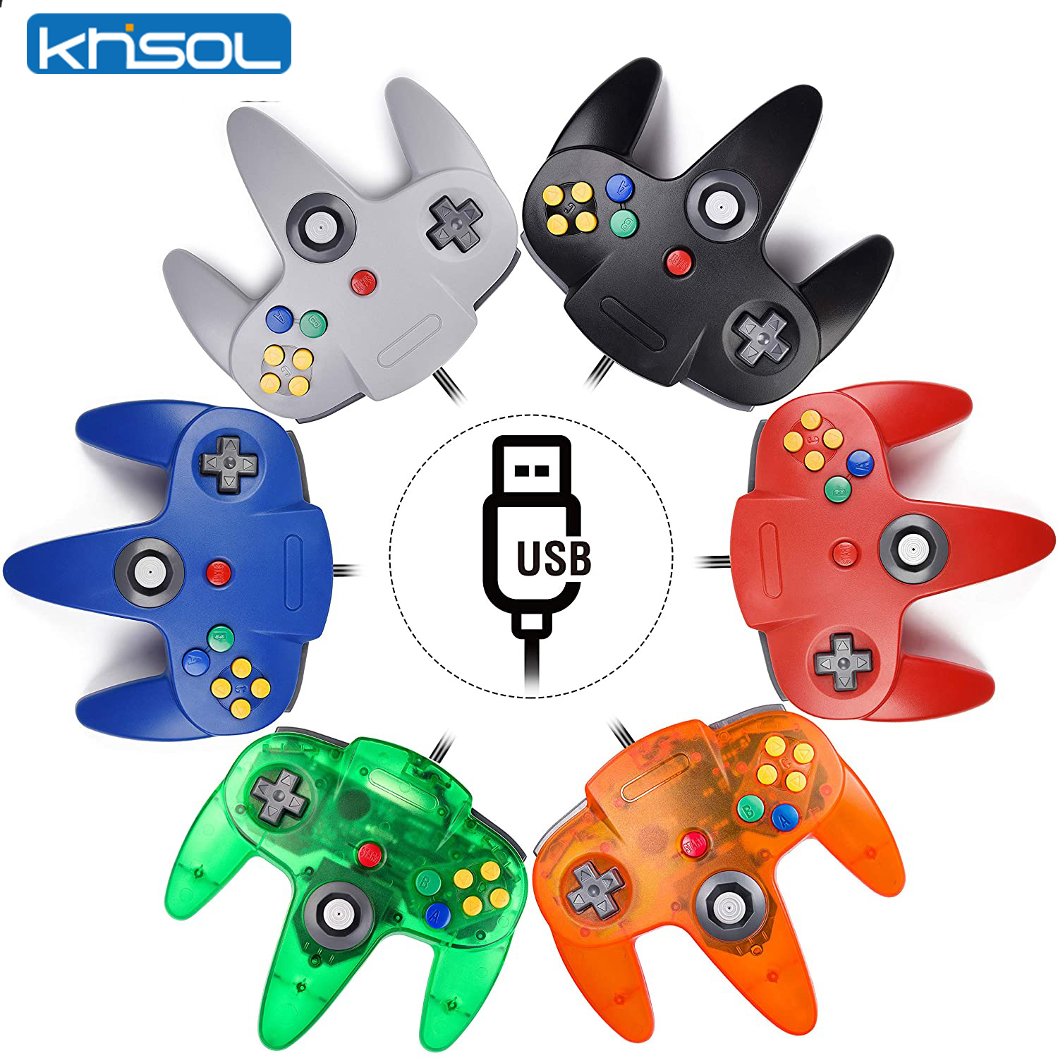 N64 Controller Classic USB Wir - Retro Gaming Com reseña y precio