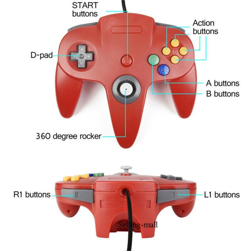 N64 Controller Classic USB Wir - Retro Gaming Com reseña y precio