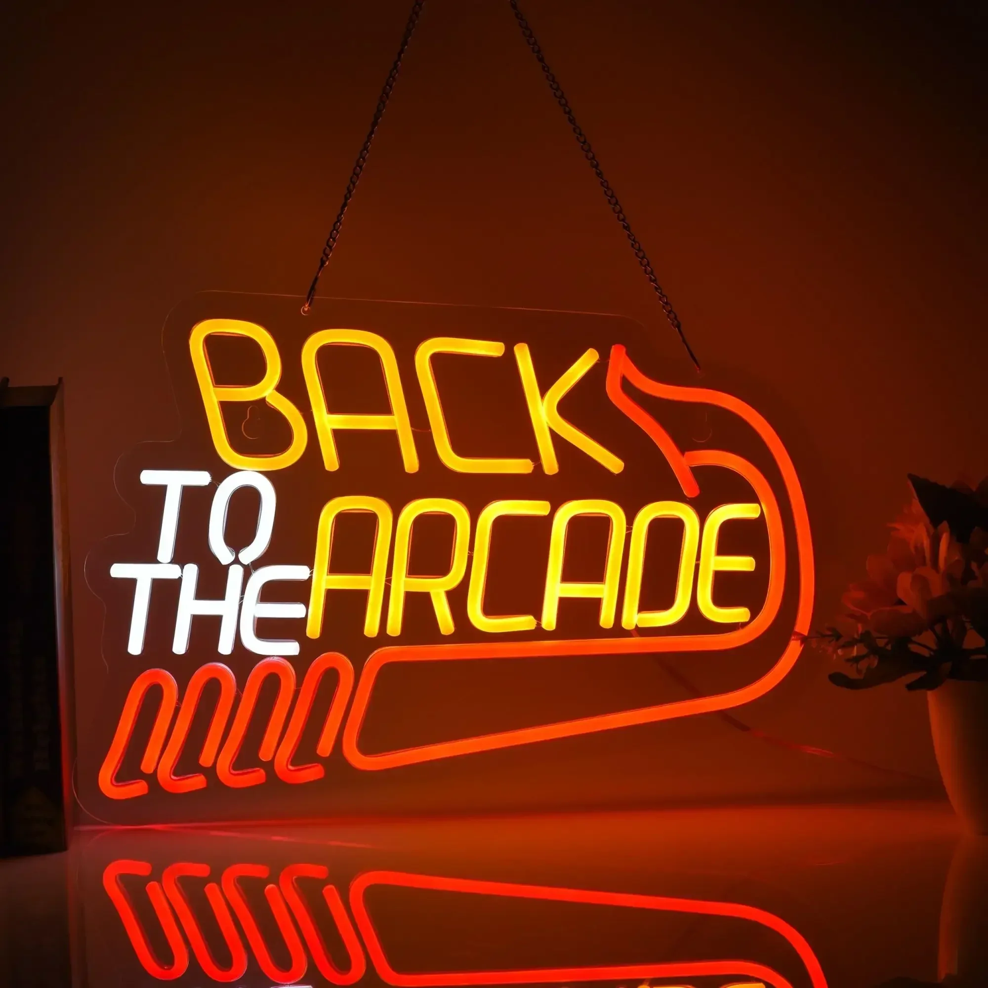 Back to The Arcade Neon Sign R - Retro Gaming Gift Ideas reseña y precio