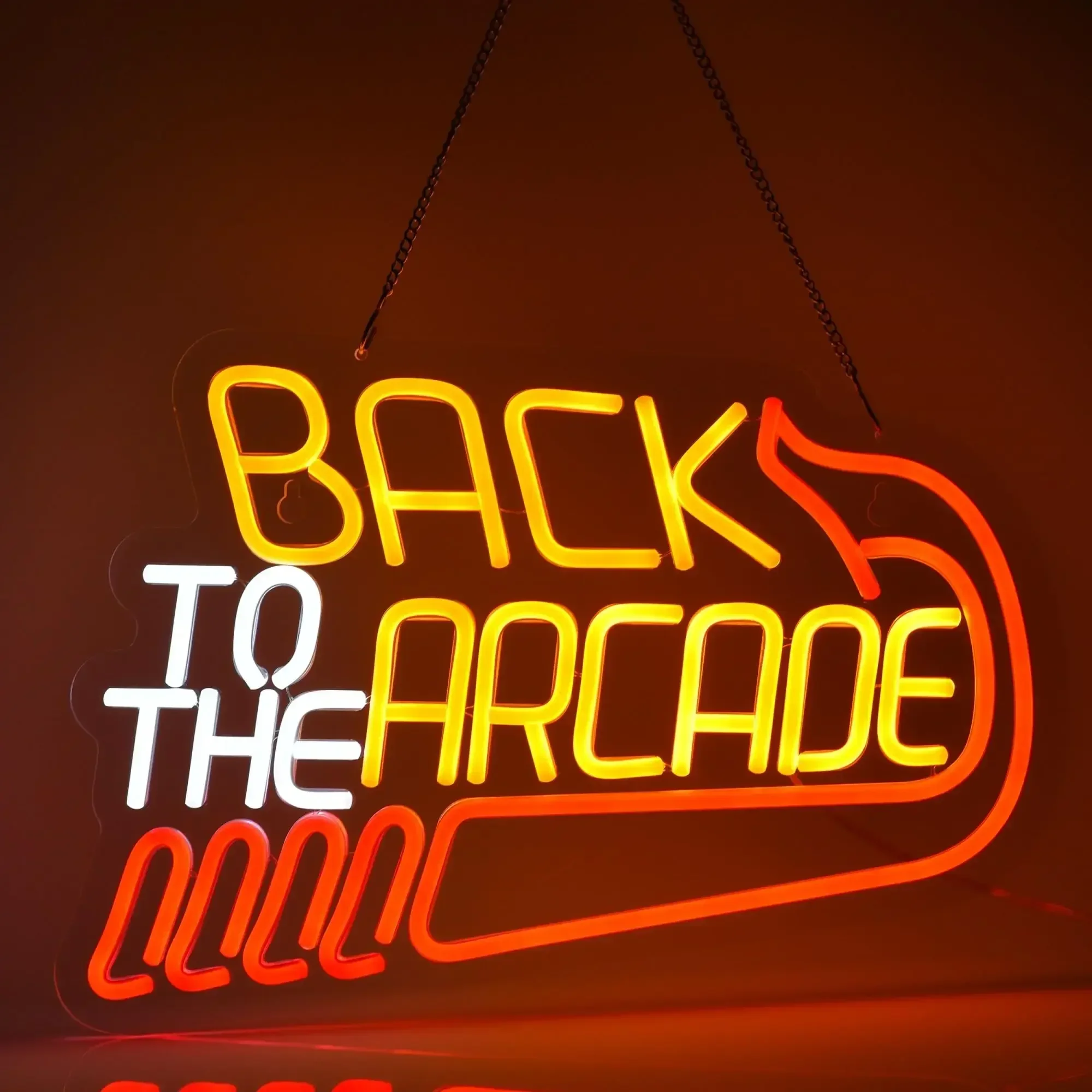 Back to The Arcade Neon Sign R - Retro Gaming Gift Ideas reseña y precio