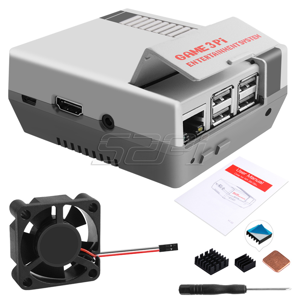 52Pi Game 3Pi Case Kit ABS Fun - Retro Gaming Raspberry Pi 3 reseña y precio