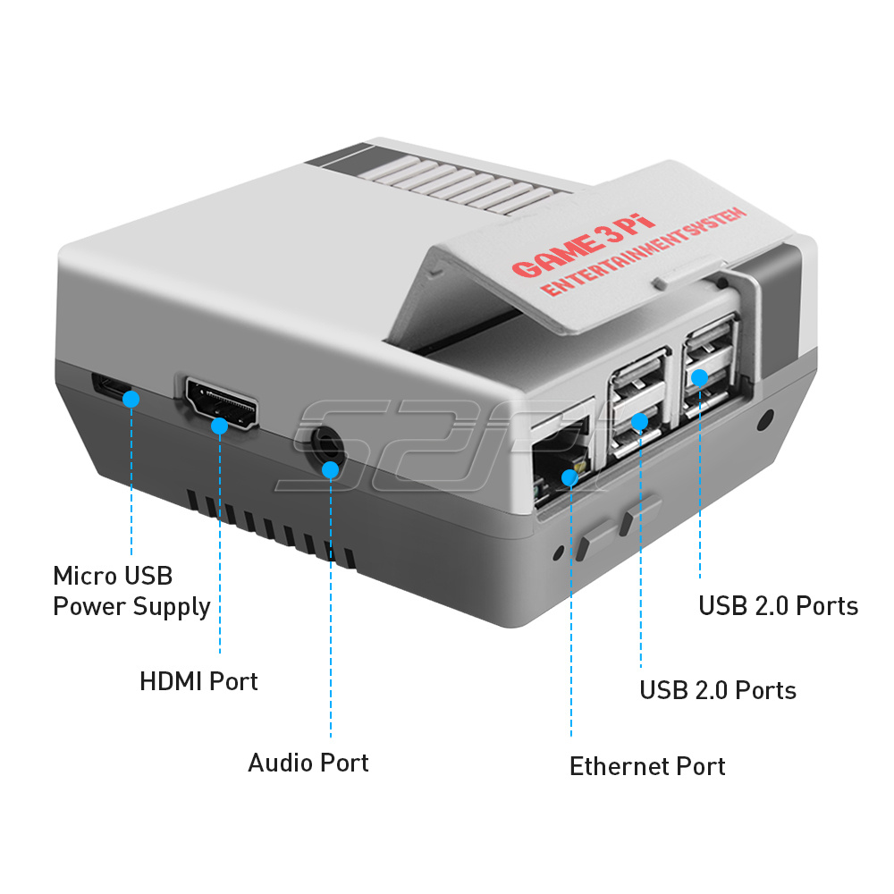 52Pi Game 3Pi Case Kit ABS Fun - Retro Gaming Raspberry Pi 3 reseña y precio