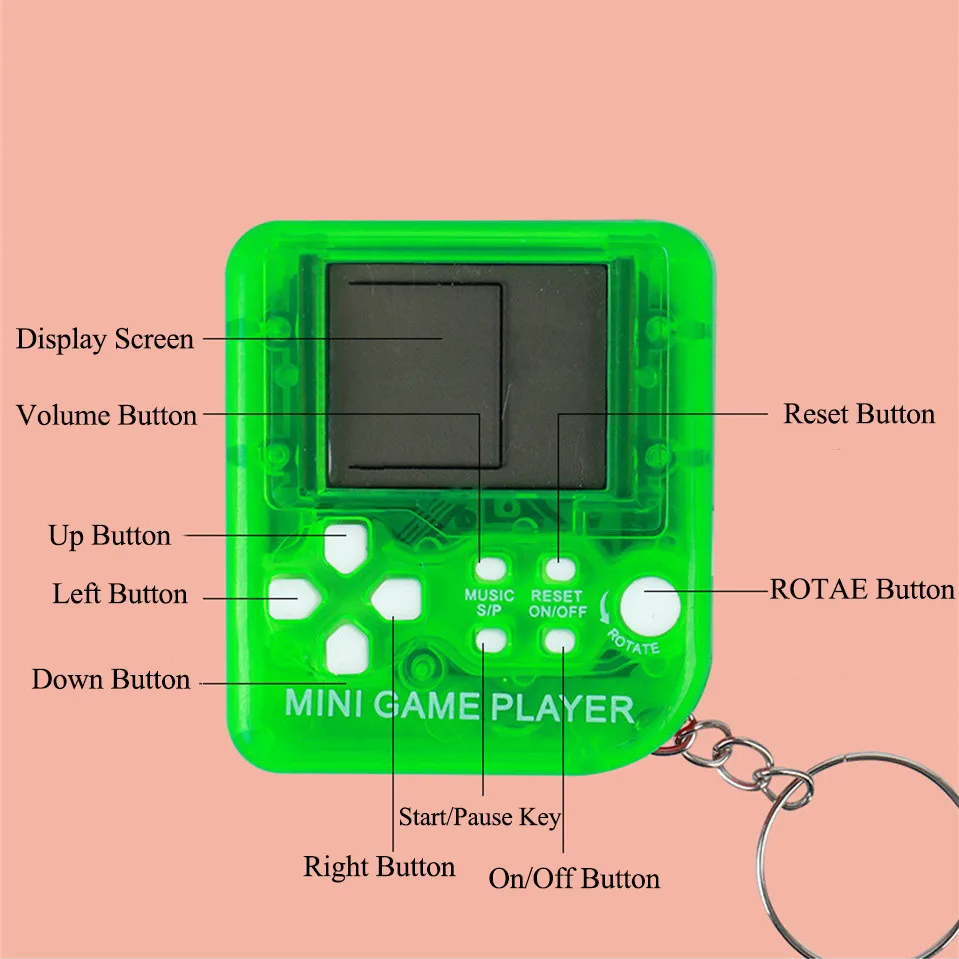 Retro Mini Handheld Game Playe - Retro Gaming Console Lego reseña y precio