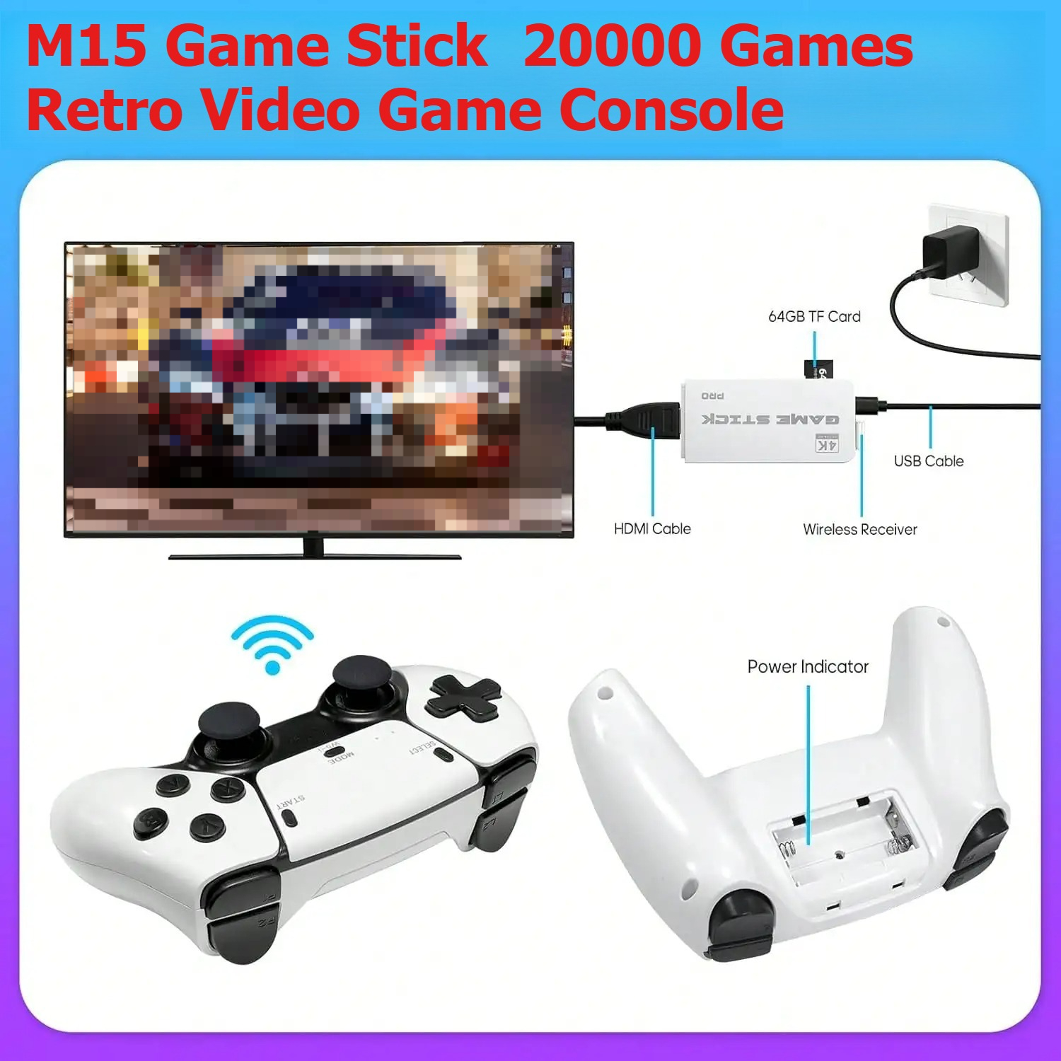 M15 Retro Video Game Console 2 - Retro Gaming Device reseña y precio